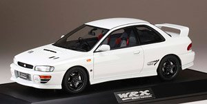 Subaru Impreza WRX Type R Sti Ver.1997 (GC8) Feather White (Diecast Car)