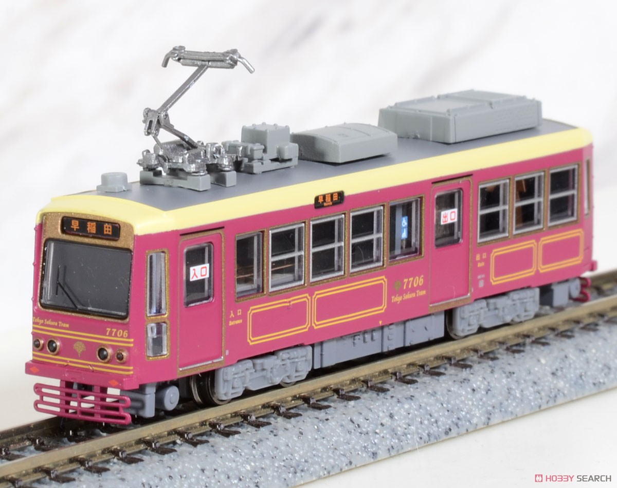 東京都電7700形 `7706 えんじ` (M車) (鉄道模型) 商品画像3
