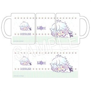 Fate/Grand Order Design Produced by Sanrio Mug Cup Soinekkoron Ver. Merlin (Anime Toy)