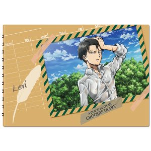 [Attack on Titan] Sketchpad Diary Levi (Anime Toy)