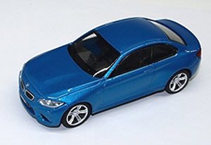 BMW M2 Coupe M・ブルー プルバックカー (ミニカー)