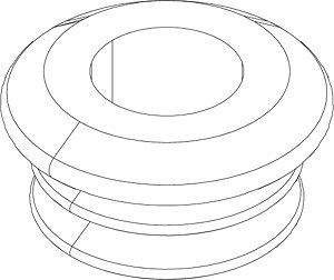 1/80(HO) Green Insulator for PS14, 15 Pantograph (16 Pieces) (Model Train)