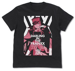 ダーリン・イン・ザ・フランキス ゼロツー Tシャツ BLACK XL (キャラクターグッズ)