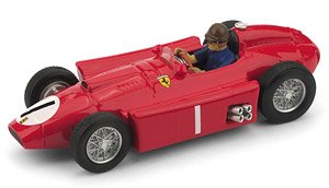 フェラーリ D50 1956年 イギリス GP 優勝 #1 J.M.Fangio ドライバーフィギュア付 (ミニカー)
