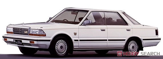 Nissan Gloria (Y30) 4Door Hardtop Brougham VIP White ※Normal-Wheel (ミニカー) その他の画像1