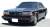 Nissan Gloria (Y30) 4Door Hardtop Brougham VIP Black Normal-Wheel (Diecast Car) Other picture1