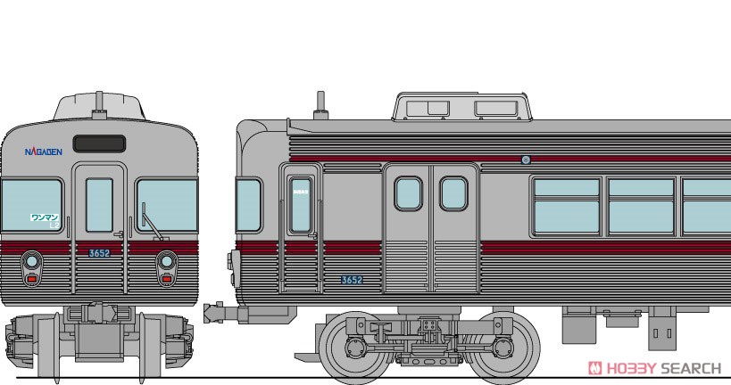 鉄道コレクション 長野電鉄 3600系冷房車 (L2編成) 3両セットA (3両セット) (鉄道模型) その他の画像1