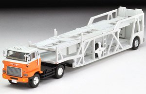 LV-N89d Hino Car Transporter (White / Orange) (Diecast Car)