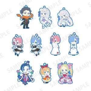 Re:Zero -Starting Life in Another World- Memory Snow Trading Rubber Strap (Set of 10) (Anime Toy)