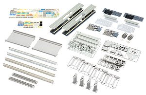 Fine Track Extension Set for Viaduct Double Track Hierarchical Station (Model Train)