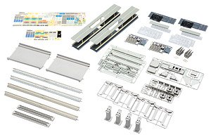 Fine Track Extension Set for Viaduct Double Track Hierarchical Station (Model Train)