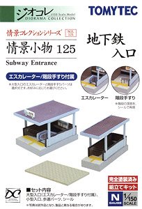 Visual Scene Accessory 125 Subway Entrance (Model Train)