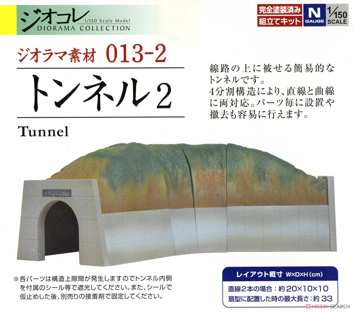 ジオラマ素材 013-2 トンネル2 (鉄道模型) その他の画像2