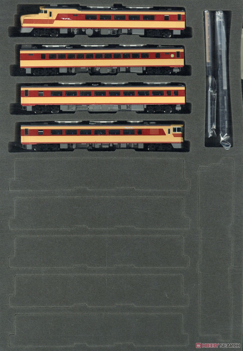 国鉄 キハ81・82系 特急ディーゼルカー (くろしお) 基本セット (基本・4両セット) (鉄道模型) 商品画像3
