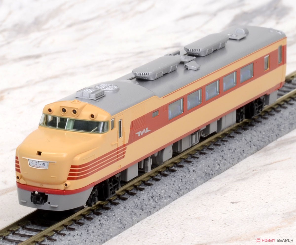 国鉄 キハ81・82系 特急ディーゼルカー (くろしお) 基本セット (基本・4両セット) (鉄道模型) 商品画像5