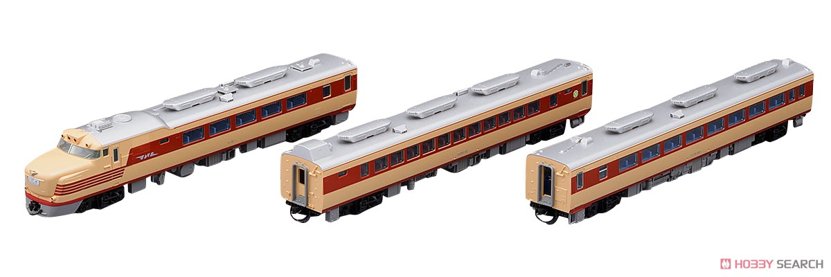 国鉄 キハ81・82系 特急ディーゼルカー (くろしお) 増結セットA (増結・3両セット) (鉄道模型) 商品画像1