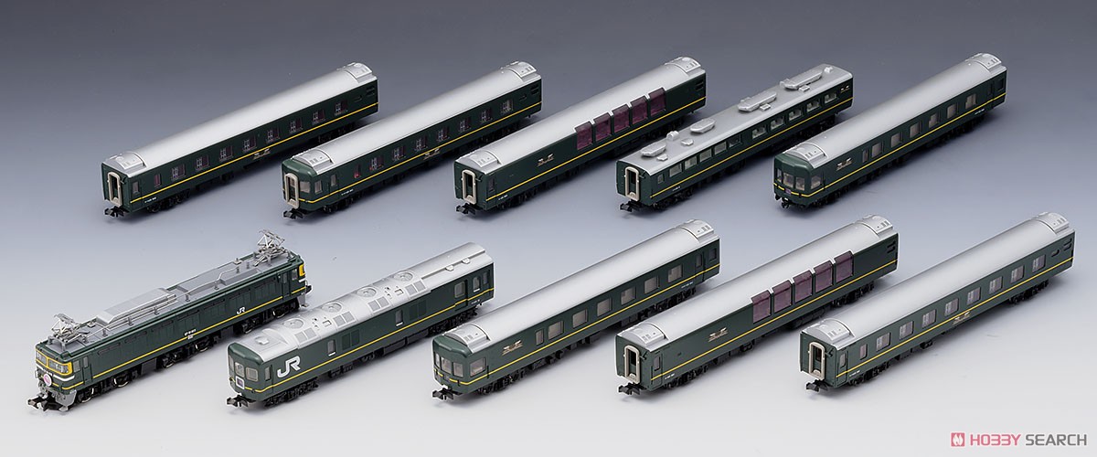 【限定品】 JR EF81・24系 (トワイライトエクスプレス・登場時) セット (10両セット) (鉄道模型) 商品画像15