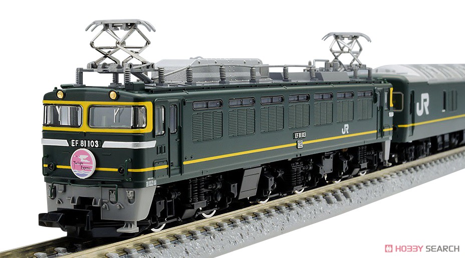 【限定品】 JR EF81・24系 (トワイライトエクスプレス・登場時) セット (10両セット) (鉄道模型) 商品画像18