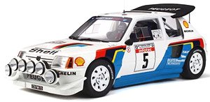 Peugeot 205 T16 Evo 2 Tour de Corse 1986 #5 (White / Blue) (Diecast Car)