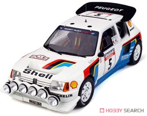 プジョー 205 T16 Evo 2 Tour de Corse 1986 #5 (ホワイト/ブルー) (ミニカー) 商品画像3