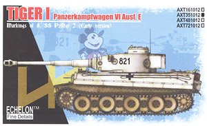 第2SS装甲師団「ダス・ライヒ」 第8中隊 タイガーI初期型 (デカール)