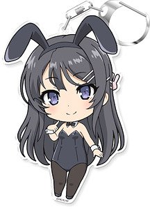 Seishun Buta Yaro wa Bunny Girl-senpai no Yume o Minai Puni Colle! Key Ring Mai Sakurajima (Anime Toy)