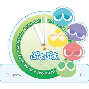Puyo Puyo Acrylic Table Clock (Anime Toy)