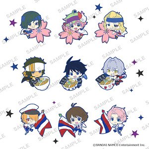 The Idolm@ster SideM Pitacole Rubber Strap Ver.C (Set of 9) (Anime Toy)