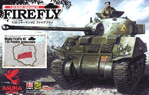 Sherman Model FireFly VC w/Polskie Oznaczenia (Plastic model)