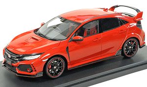 Honda CIVIC TYPE R (2017) フレームレッド (ミニカー)