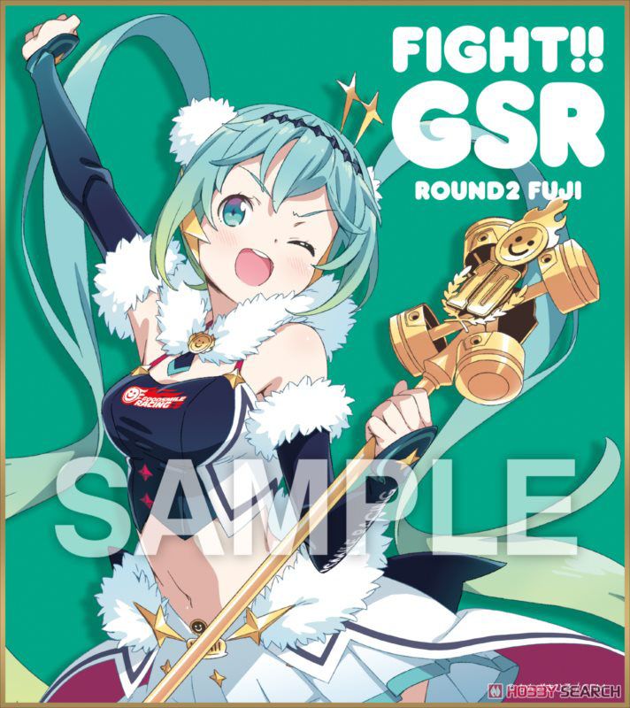 Hatsune Miku Racing Ver. 2018 Mini Colored Paper (2) (Anime Toy) Item picture1