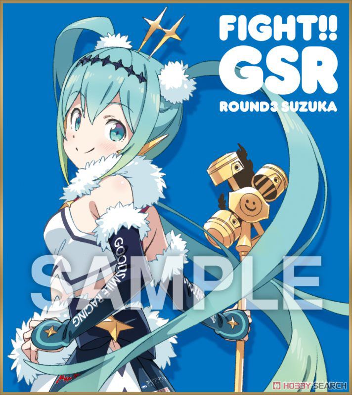 Hatsune Miku Racing Ver. 2018 Mini Colored Paper (3) (Anime Toy) Item picture1