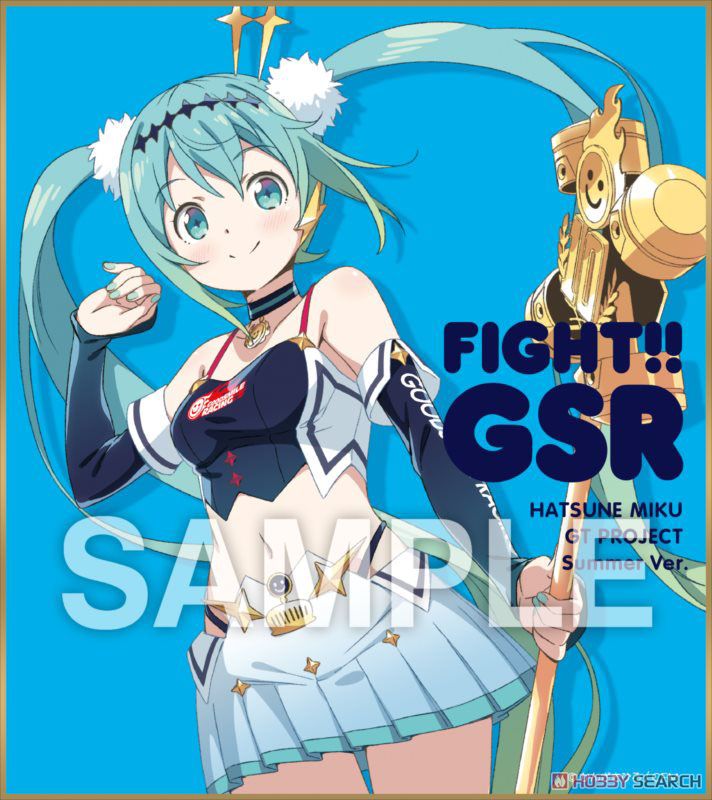 Hatsune Miku Racing Ver. 2018 Mini Colored Paper (6) (Anime Toy) 商品画像1
