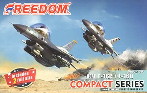 Compact Series: USAF F-16C/F-16D Block 50 (Plastic model)