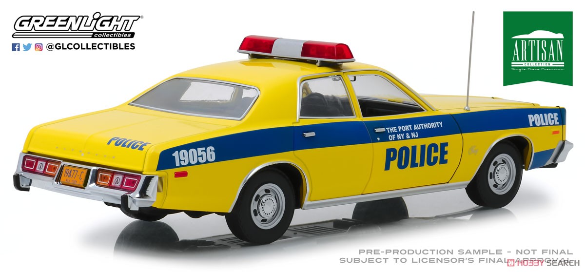 Artisan Collection - 1977 Plymouth Fury - Port Authority of New York & New Jersey Police (ミニカー) 商品画像2