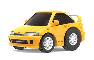 TinyQ ホンダ インテグラ DC2 イエロー (チョロQ)