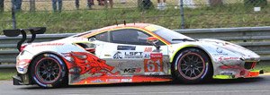 Ferrari 488 GTE No.61 24H Le Mans 2018 Clearwater Racing W.S.Mok - M.Griffin - K.Sawa (Diecast Car)
