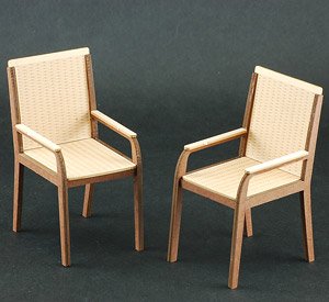 1/12 Rattan Chair (Set of 2) (Fashion Doll)