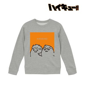 Haikyu!! Sweatshirt (Hina-garasu & Kage-garasu) Mens L (Anime Toy)