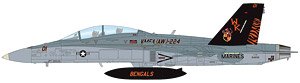 F/A-18D ホーネット `VMFA(AW)-224 ベンガルス` (完成品飛行機)
