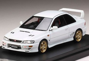 Subaru Impreza WRX type R STi Version VI 1999 (GC8) Pure White (Diecast Car)
