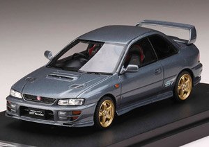 スバル インプレッサ WRX type R STi Version VI 1999 (GC8) クールグレーメタリック (ミニカー)