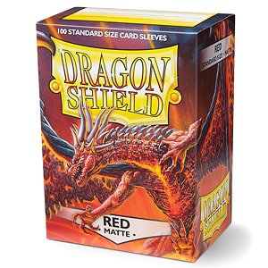 ドラゴンシールド マット スタンダードサイズ レッド (100枚入) (カードサプライ)