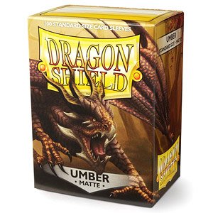Dragon Shield Matte Standard Size Amber (100 Pieces) (Card Supplies)