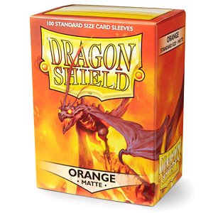 Dragon Shield Matte Standard Size Orange (100 Pieces) (Card Supplies)