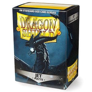 Dragon Shield Matte Standard Size Jet (100 Pieces) (Card Supplies)