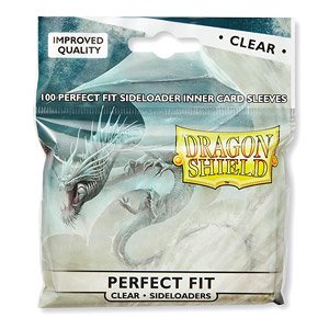 Dragon Shield Perfect Fit Sideloaders Clear (100 Pieces) (Card Supplies)