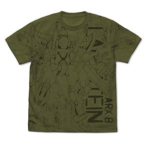 フルメタル・パニック！ 原作版 ARX-8 レーバテイン (最終決戦仕様) オールプリントTシャツ MOSS L (キャラクターグッズ)