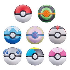 Pokemon Poke Ball Collection Revival (Set of 8) (Shokugan)