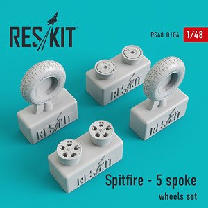 Spitfire - 5 Spoke Wheels Set (Plastic model)